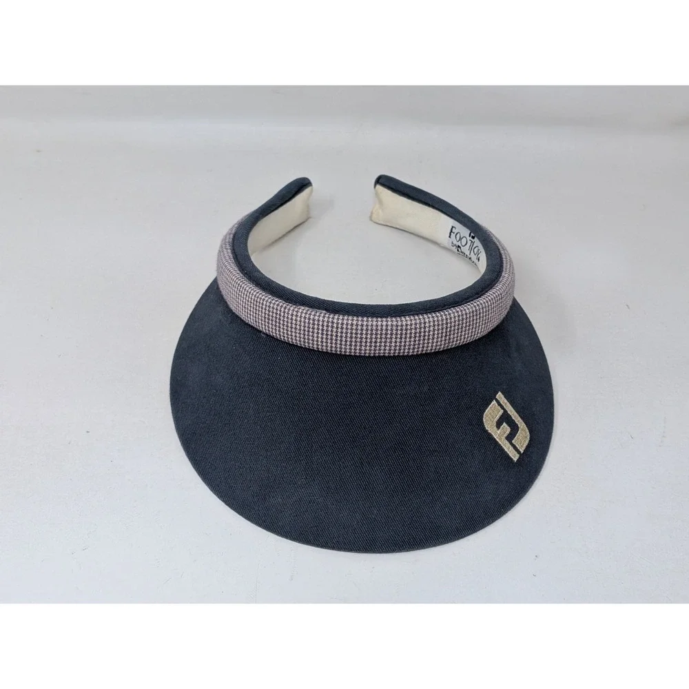 FootJoy Texace Vintage Visor Golf Hat‎ 80s 90s Made In USA Blue